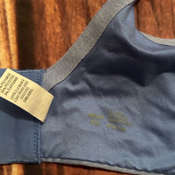 Women’s Aerie Full Coverage Lightly Lined Blue Bra 40D - Picture 2 of 4